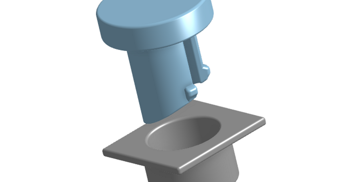 Snap Fit Peg Concept Proof of Concept Test Model by kaje Download