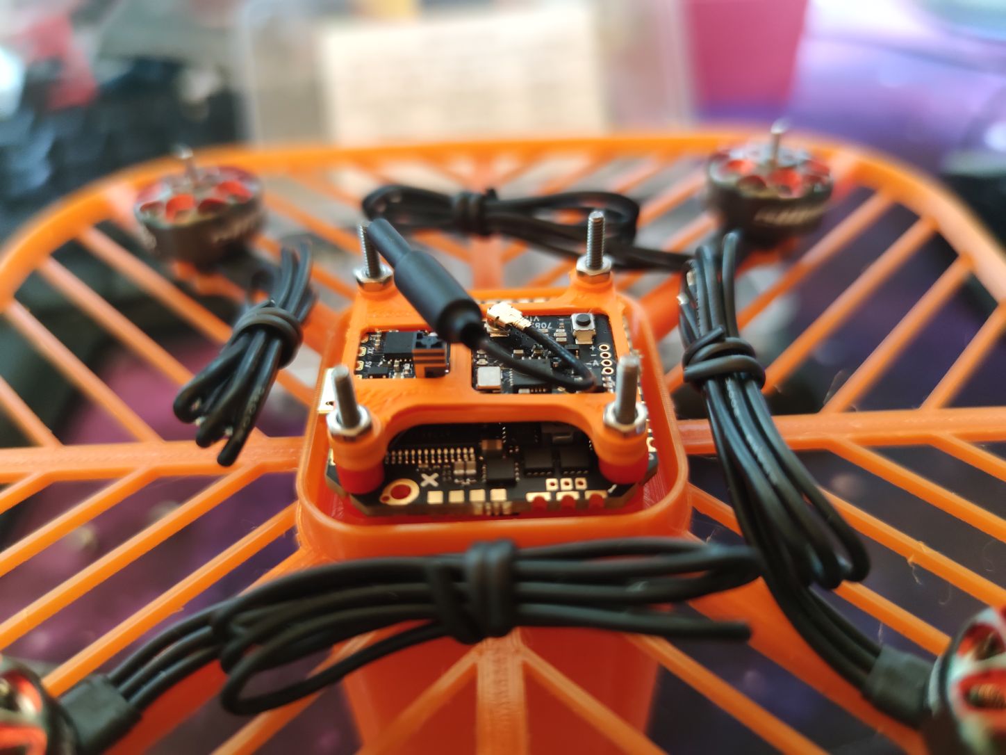 Zenchansi e7082VM VTX & HappyModel ExpressLRS EP2 RX 25x25 mount