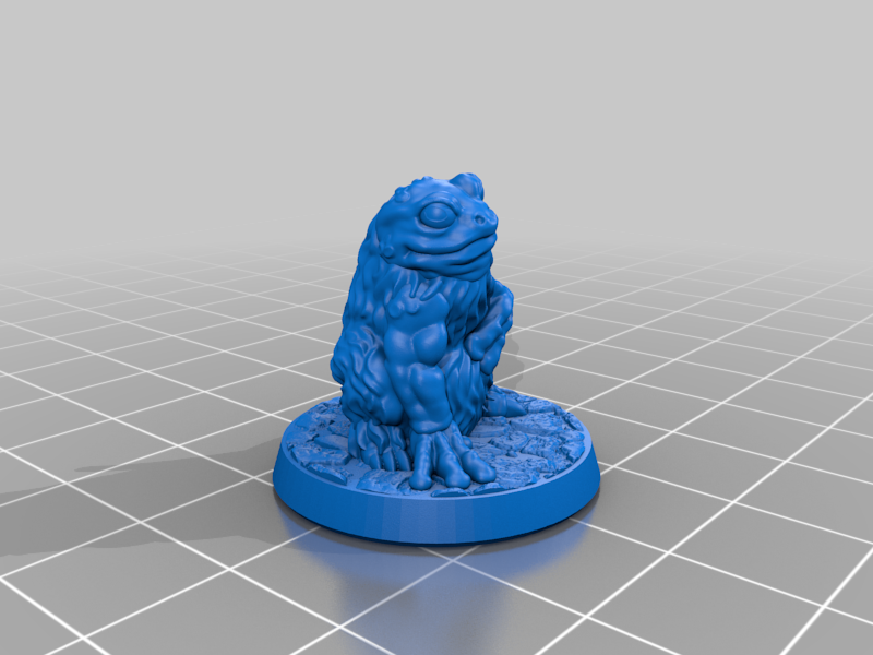 Frograt 28mm (Supportless, FDM-friendly) — 2