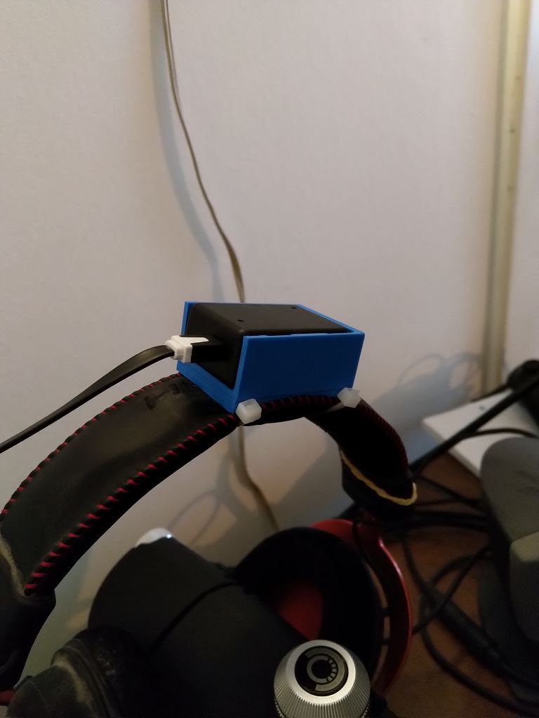 ED tracker, mount for headset