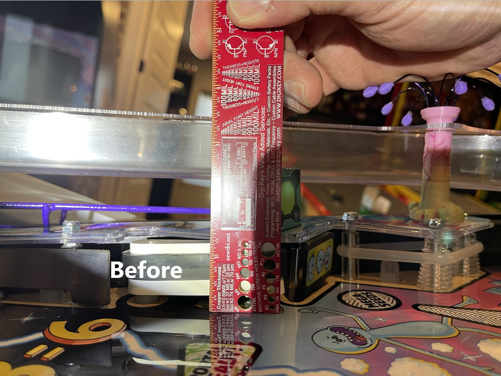 Rick and Morty Pinball X Spacer/Flipper Spacer by Aniraf Download