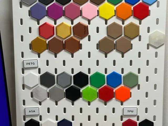 Skadis Filament Swatches plus Labels