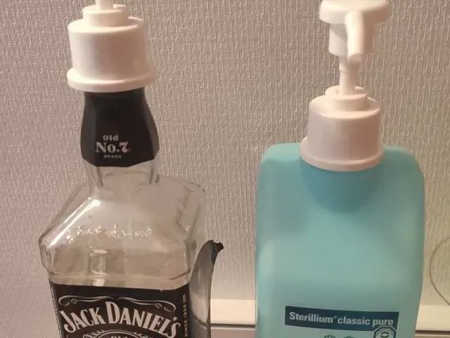 Jack Daniel's sanitizer dispenser