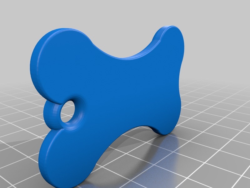 Miniatura 3 do modelo 3D Simple Pet tag