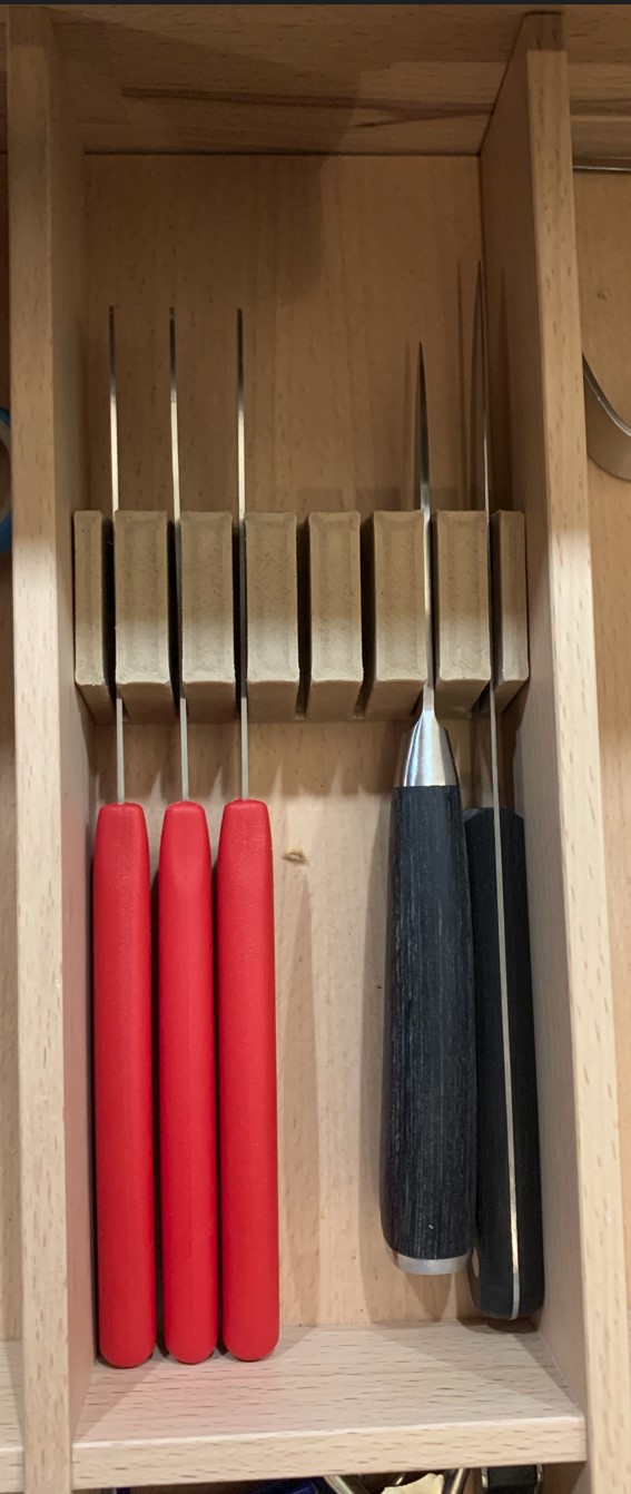 Build your own knife holder with the PrusaSlicer by DavidP Download