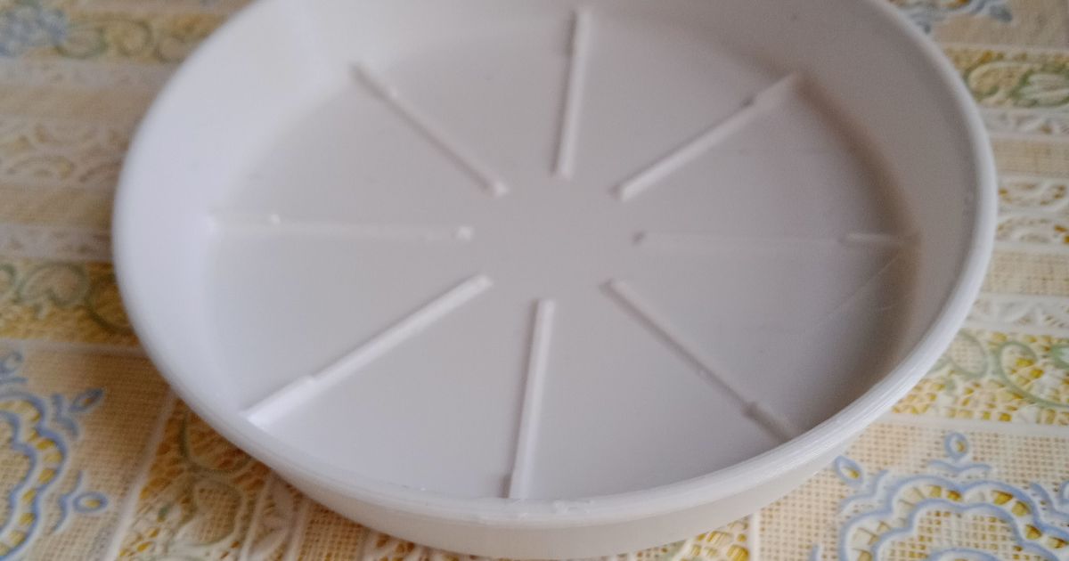 Simple planter plate/dish by FellipeC Download free STL model