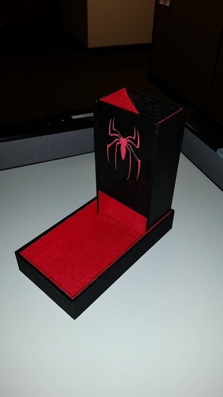 Miniatura 2 do modelo 3D Simple Dice Tower - Customizable Face