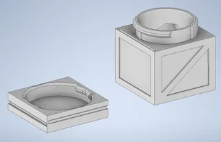 Battery Block With Relay Post by 4 Dollar Fortune, Download free STL model