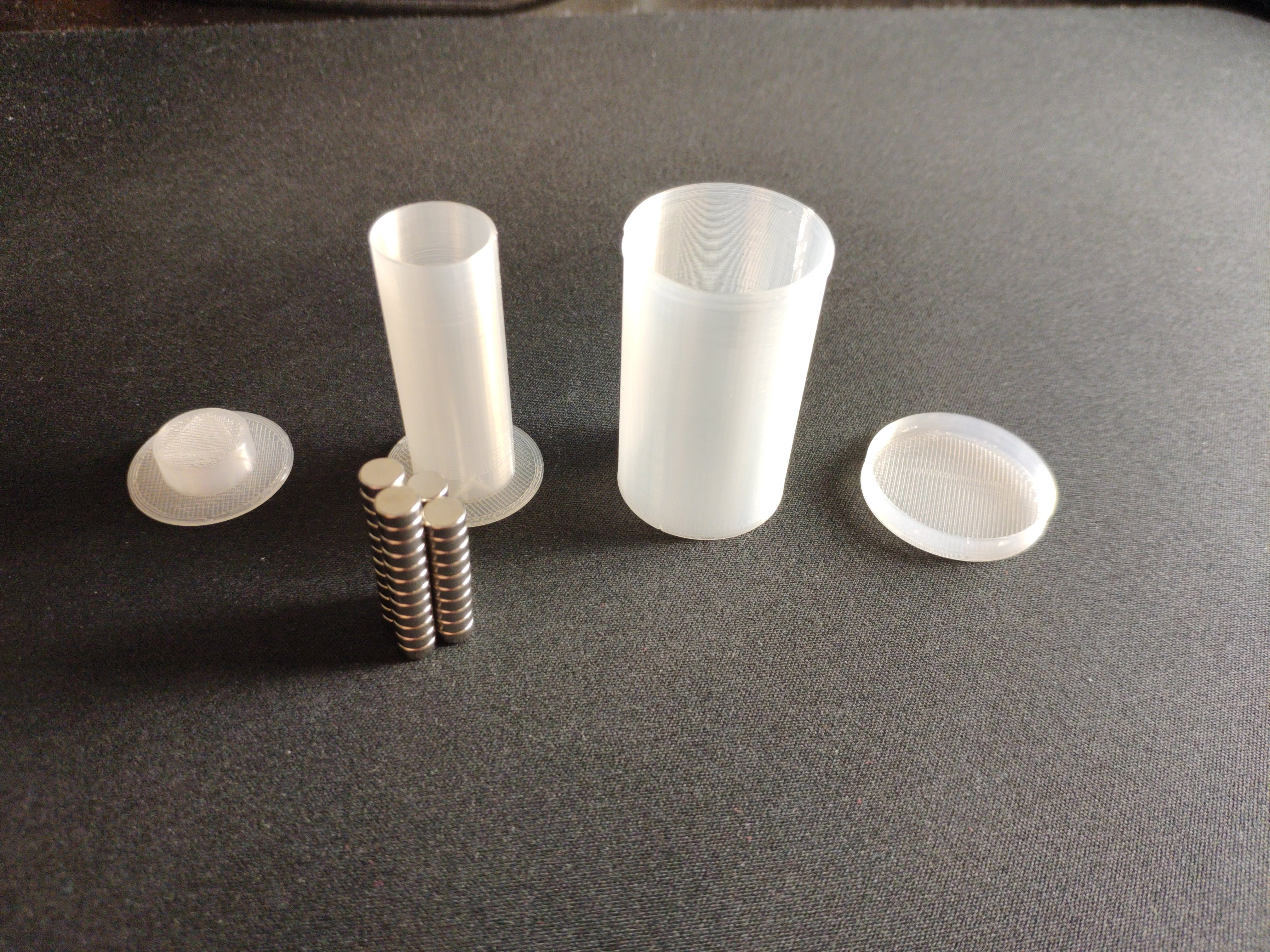 Magnet Plastic Prison (Double Walled Container)