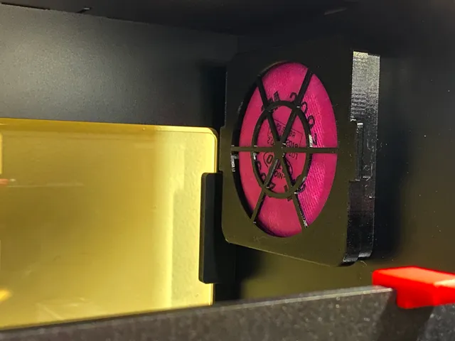 Printed Solid Enclosure - Exhaust Fan with Filter