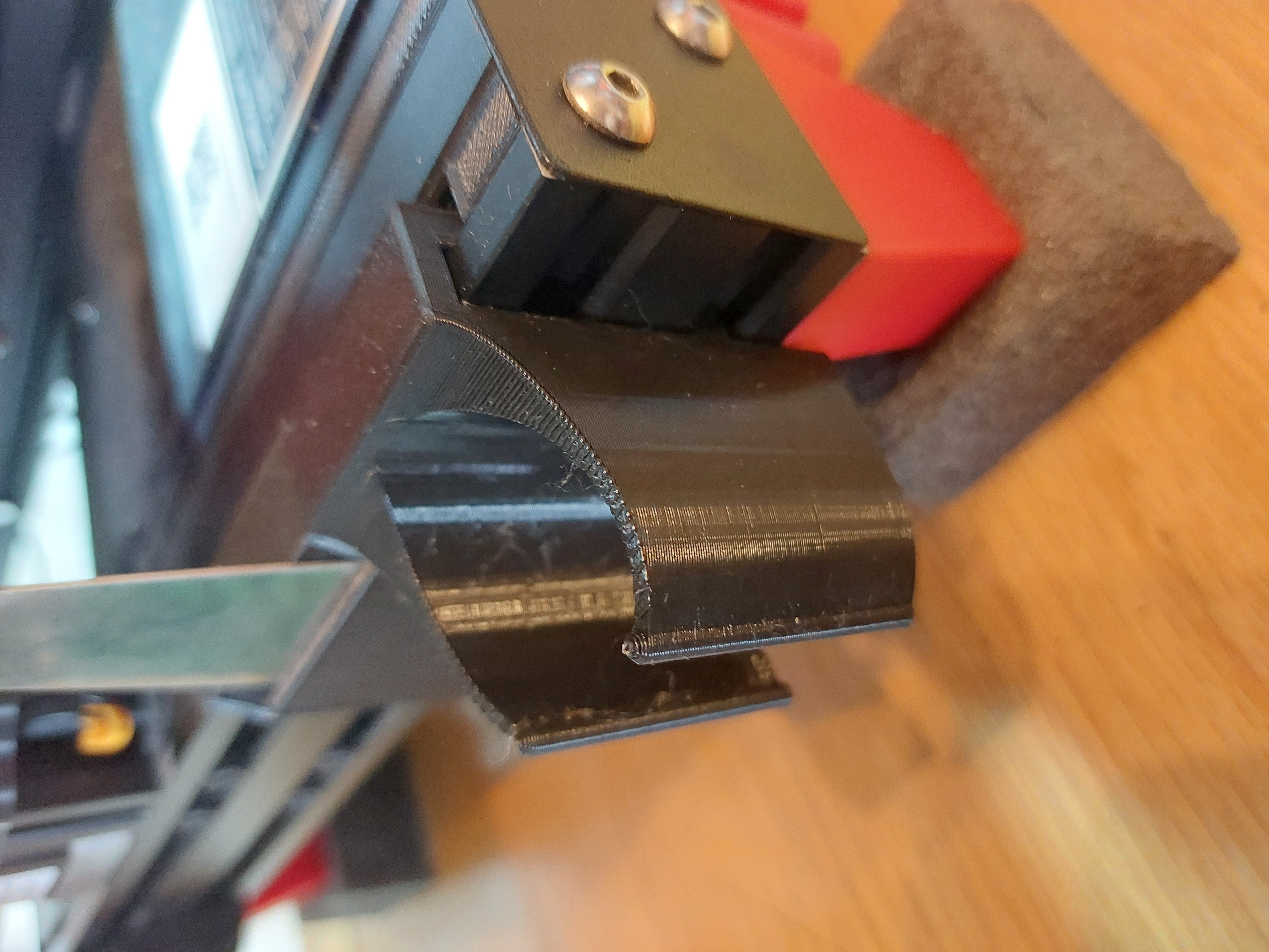 Creality ender 3, pro, V2 glue stick holder, 4040 rail mounted