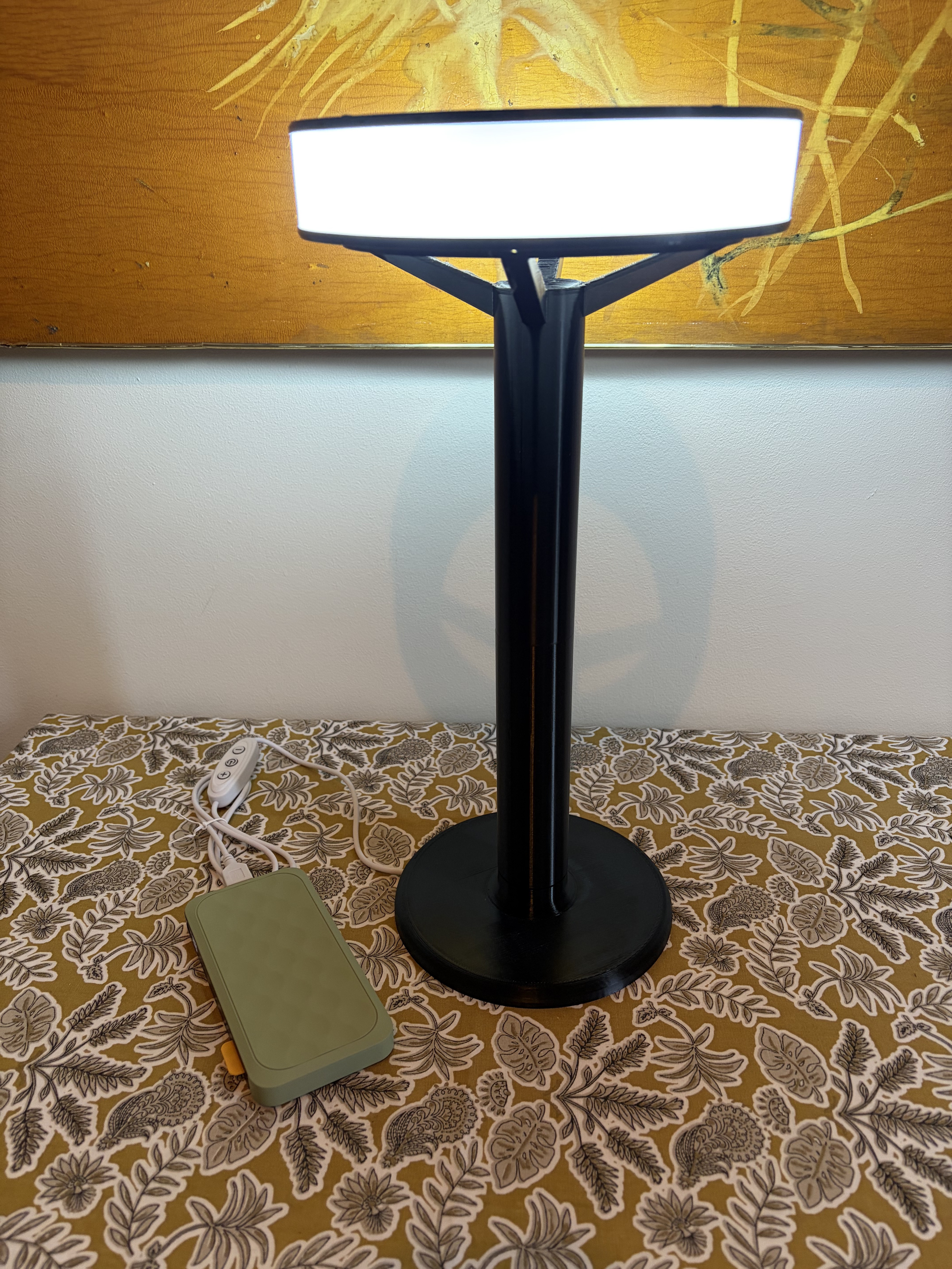 Track themed designer lamp