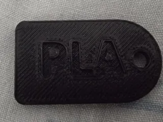 Filament tag with PLA text by mfraz74 | Download free STL model ...