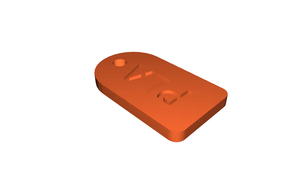 Filament tag with PLA text by mfraz74 | Download free STL model ...