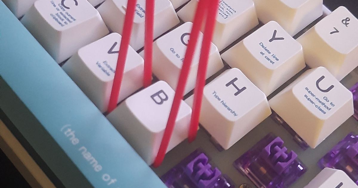 Keycap puller that won't scratch your keycaps by Nikoraasu Download