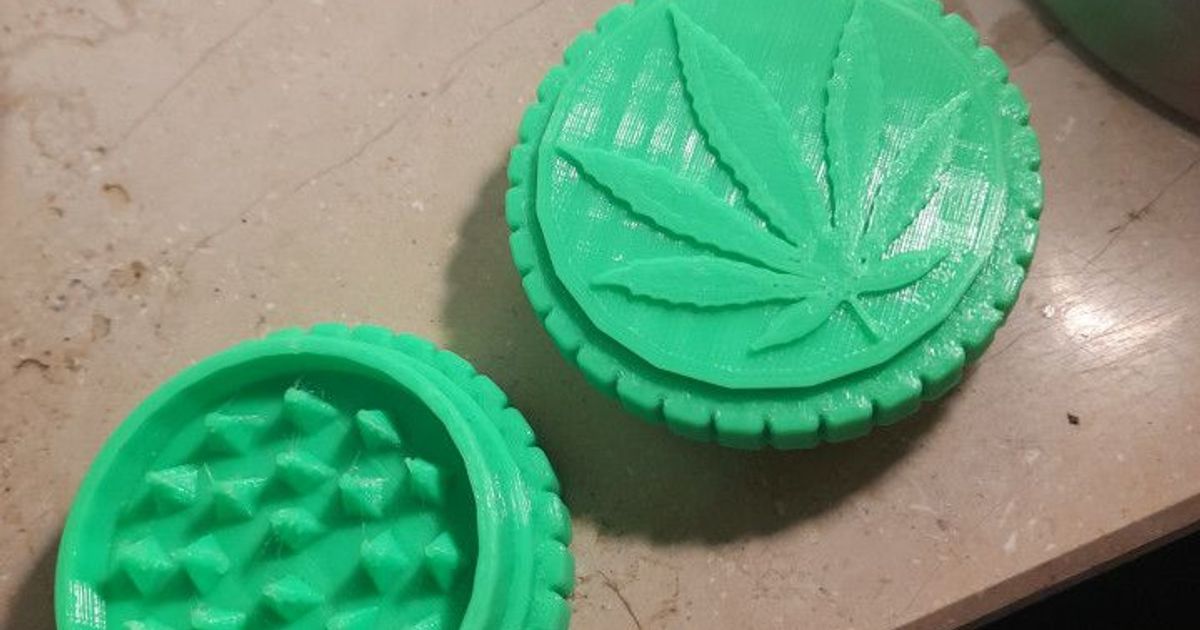 Weed Grinder by Aj K. Download free STL model