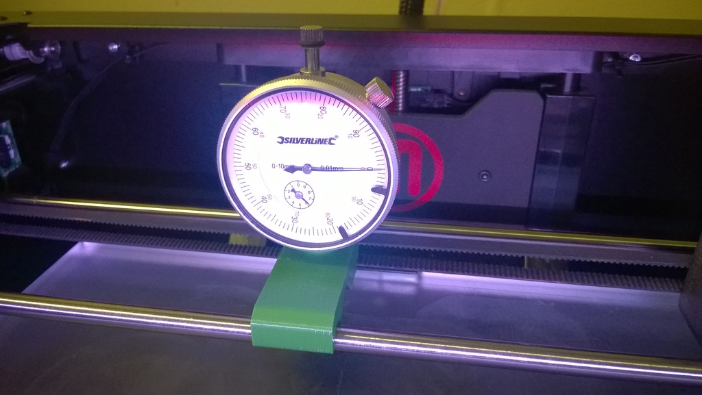 Replicator 2 build plate leveler