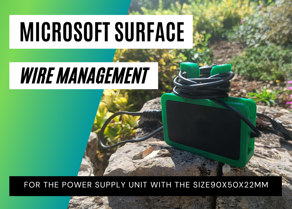 Microsoft Surface Wire Management