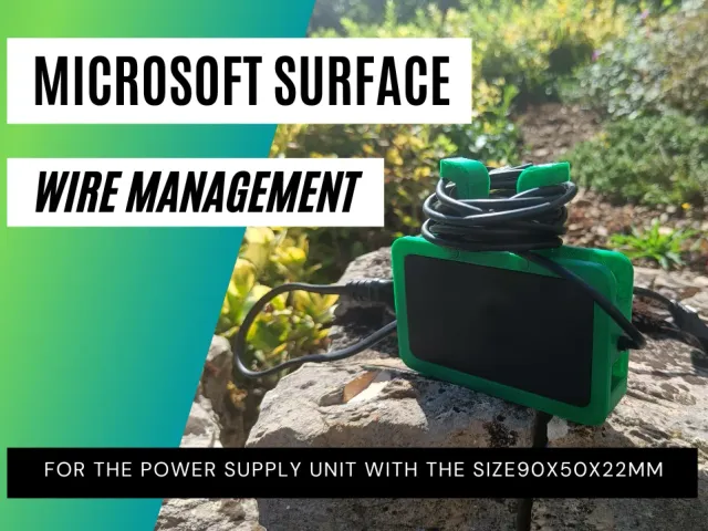 Microsoft Surface Wire Management
