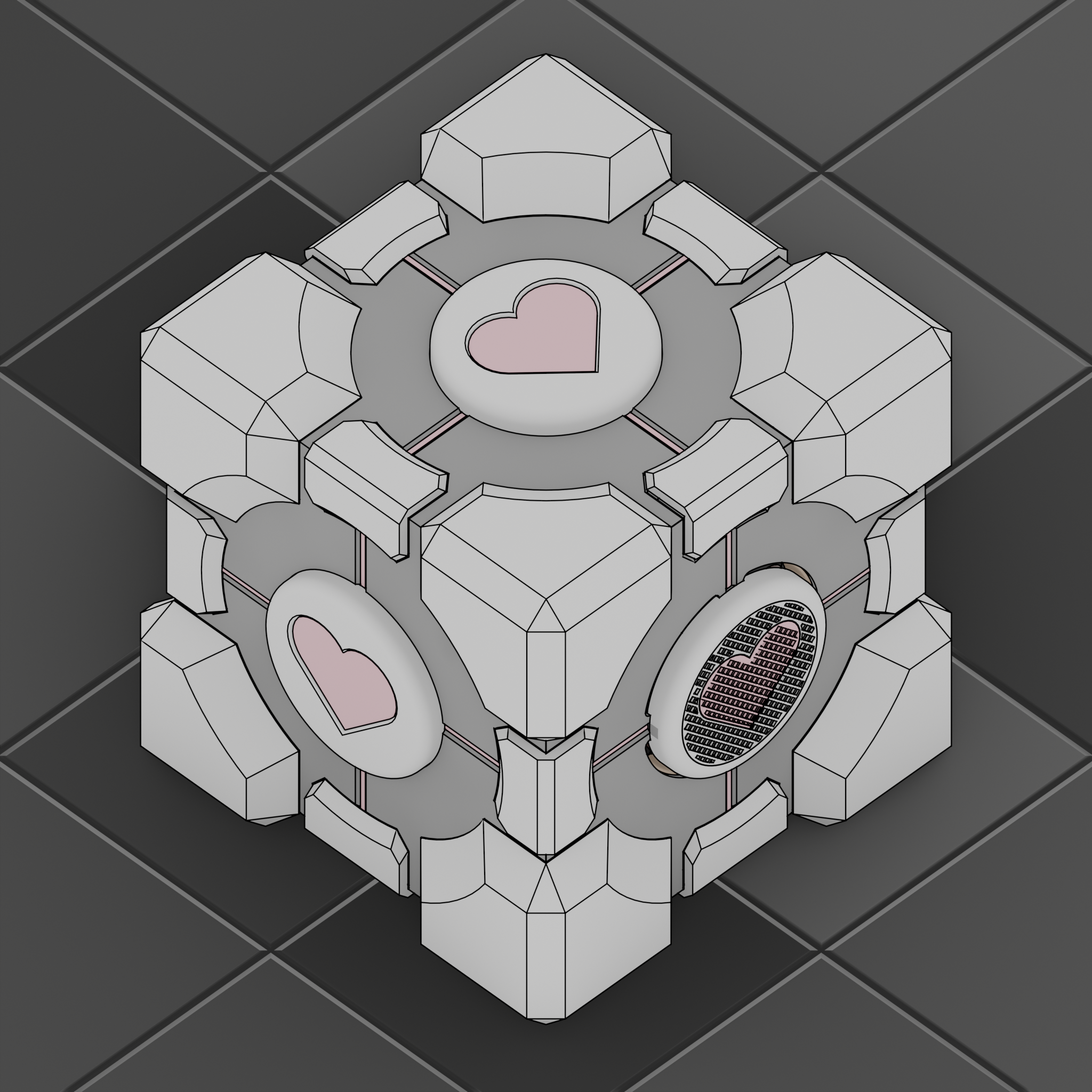 Portal Companion Cube NAS