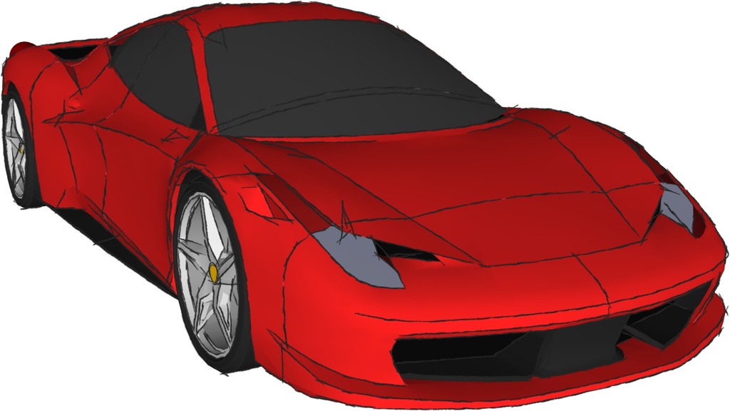Ferrari 458 Model Kit
