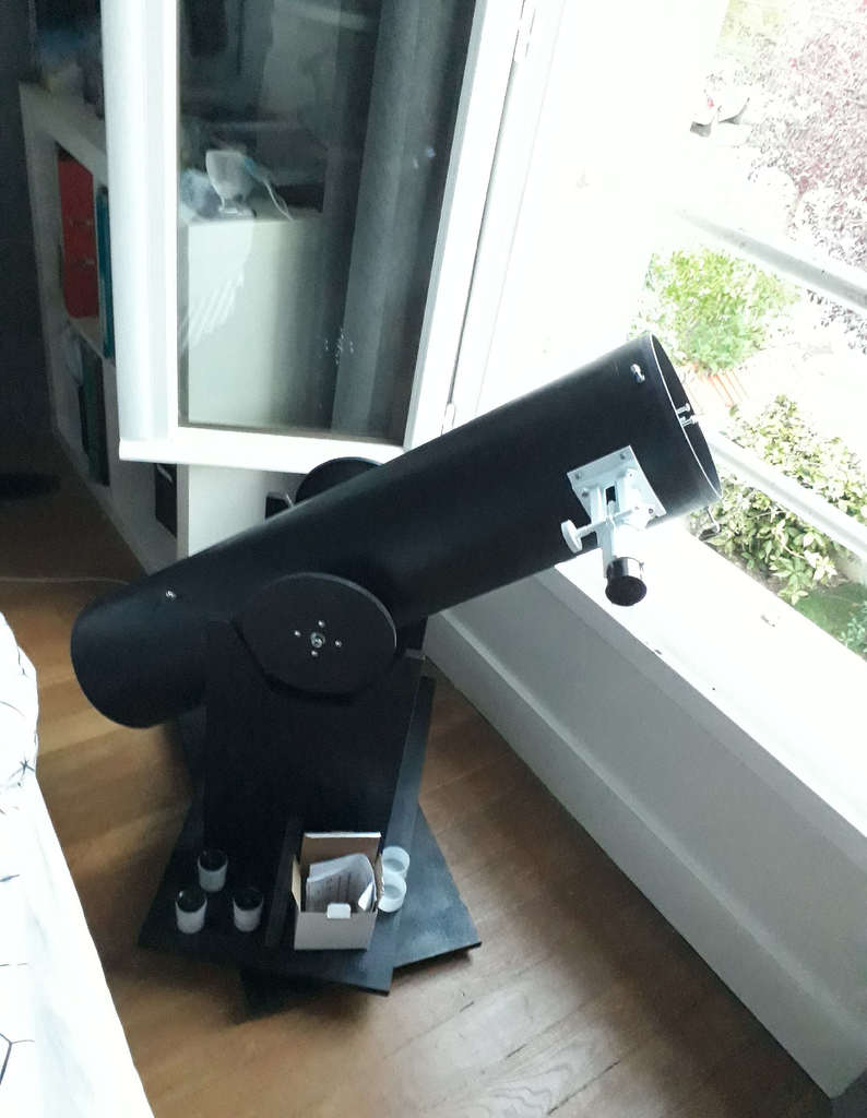 Dobsonian Telescope by Sébastien Monfort Download free STL model