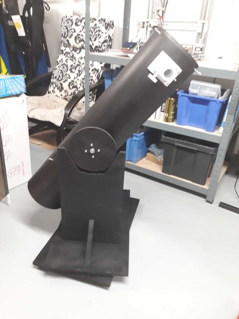 Dobsonian Telescope by Sébastien Monfort Download free STL model