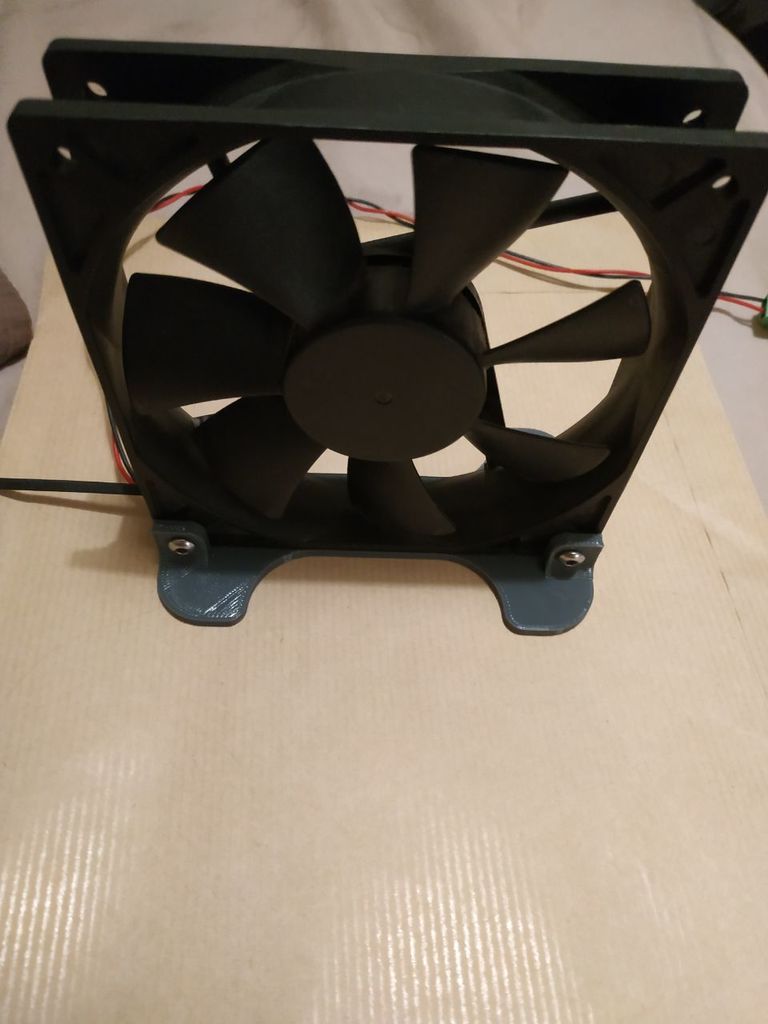 fan stand 120mm by ixeft Download free STL model