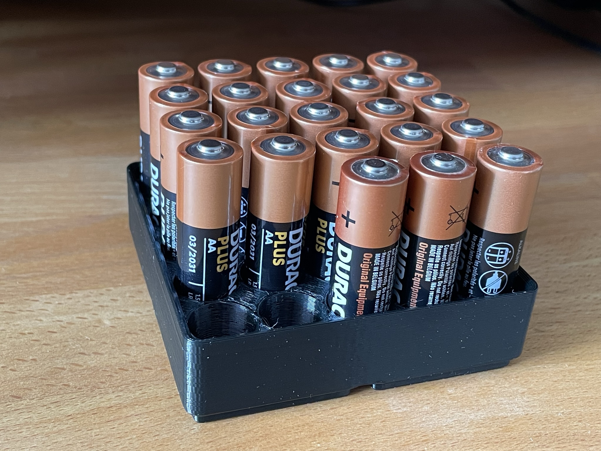 Gridfinity AA 2x2 Battery Holder By PjotrStrog Download Free STL 