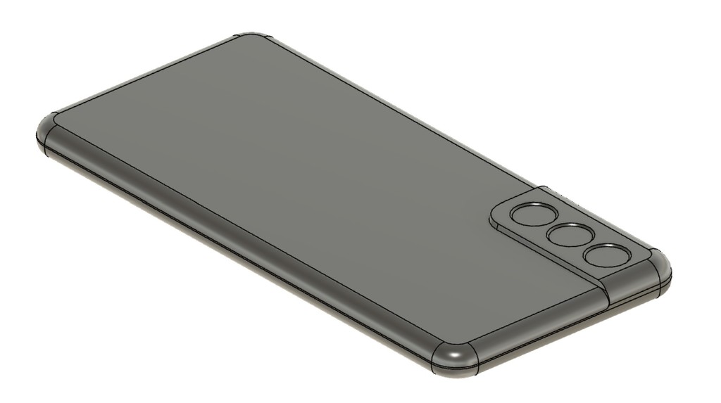 dimensionally accurate Galaxy S21 (6.2 inch)