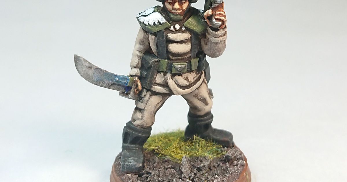 Arcadian Sergeant B By Mangouste | Download Free STL Model | Printables.com