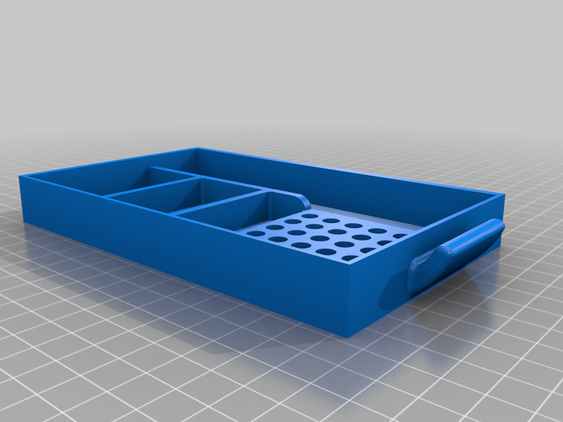 Ender 3/3 Pro drawer with nozzle storage, better clearance, and thicker