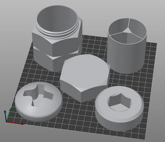 Screw top box