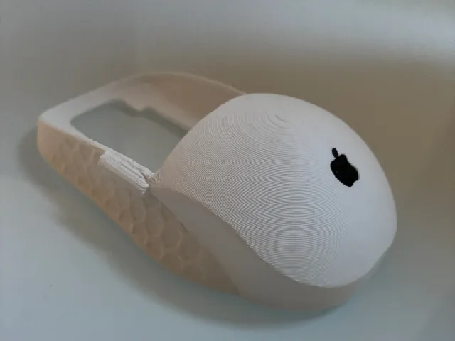 Ergonomic Magic Mouse with logo