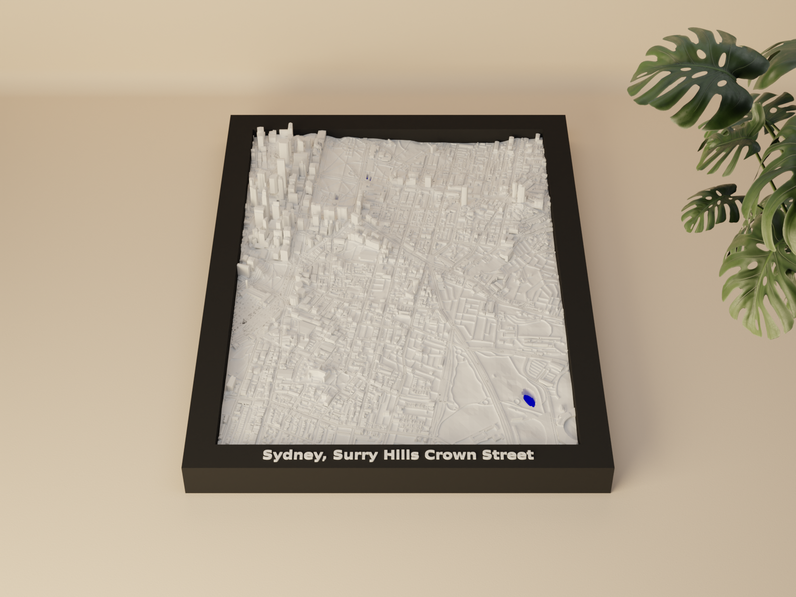 Sydney, Surry Hills Crown Street, Australia - 3D Miniature