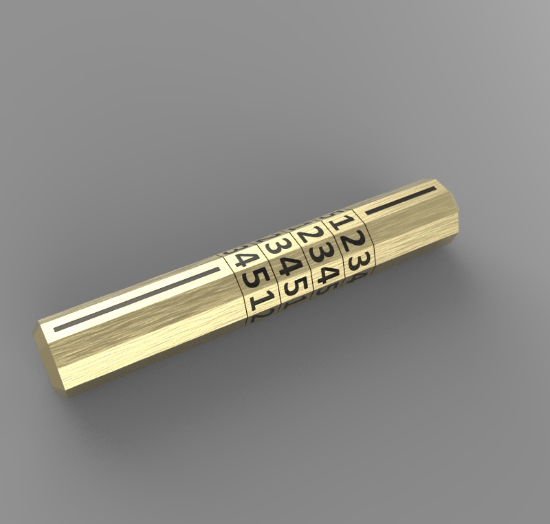 Cryptex fountain pen case by dziobu Download free STL model