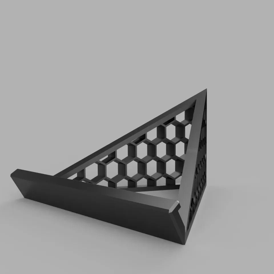 Triangular Laptop Stand by Siggie Pop | Download free STL model ...