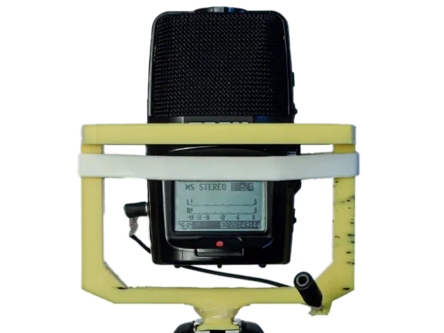 ZOOM H2N isolator (shockmount) for camera hotshoe or tripod