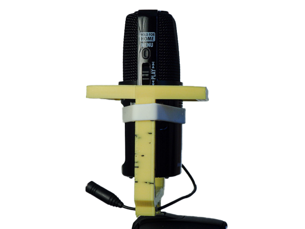 ZOOM H2N isolator (shockmount) for camera hotshoe or tripod by Elias, Download free STL model