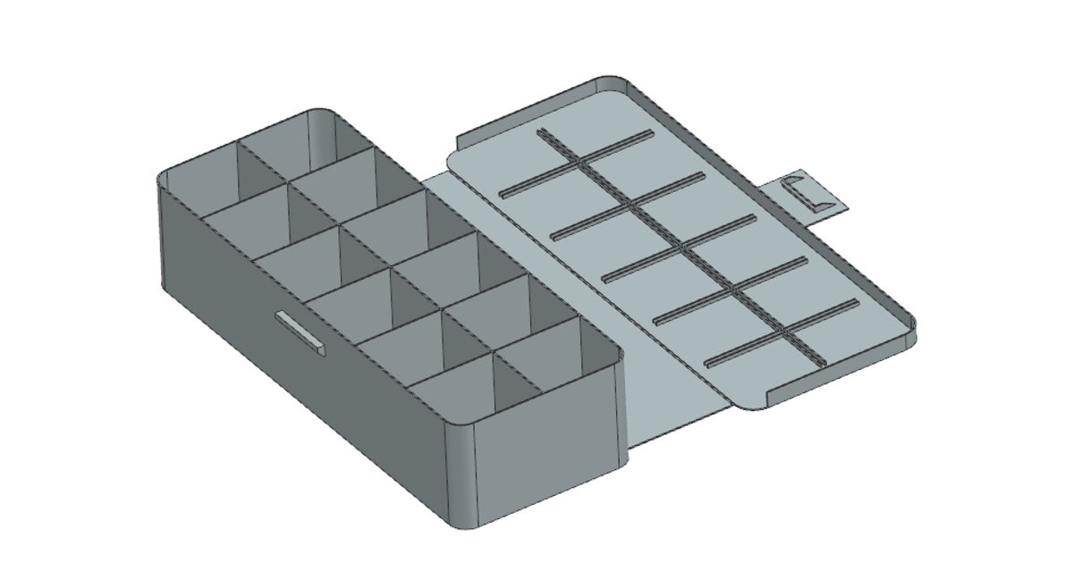 Minimal Material Sorting Box By Jl Design Download Free Stl Model