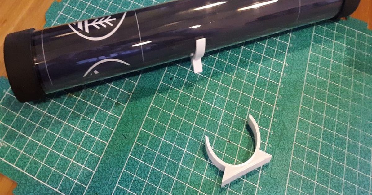 Playmat Tube Holder Ultra Pro by CodeMinion Download free STL model