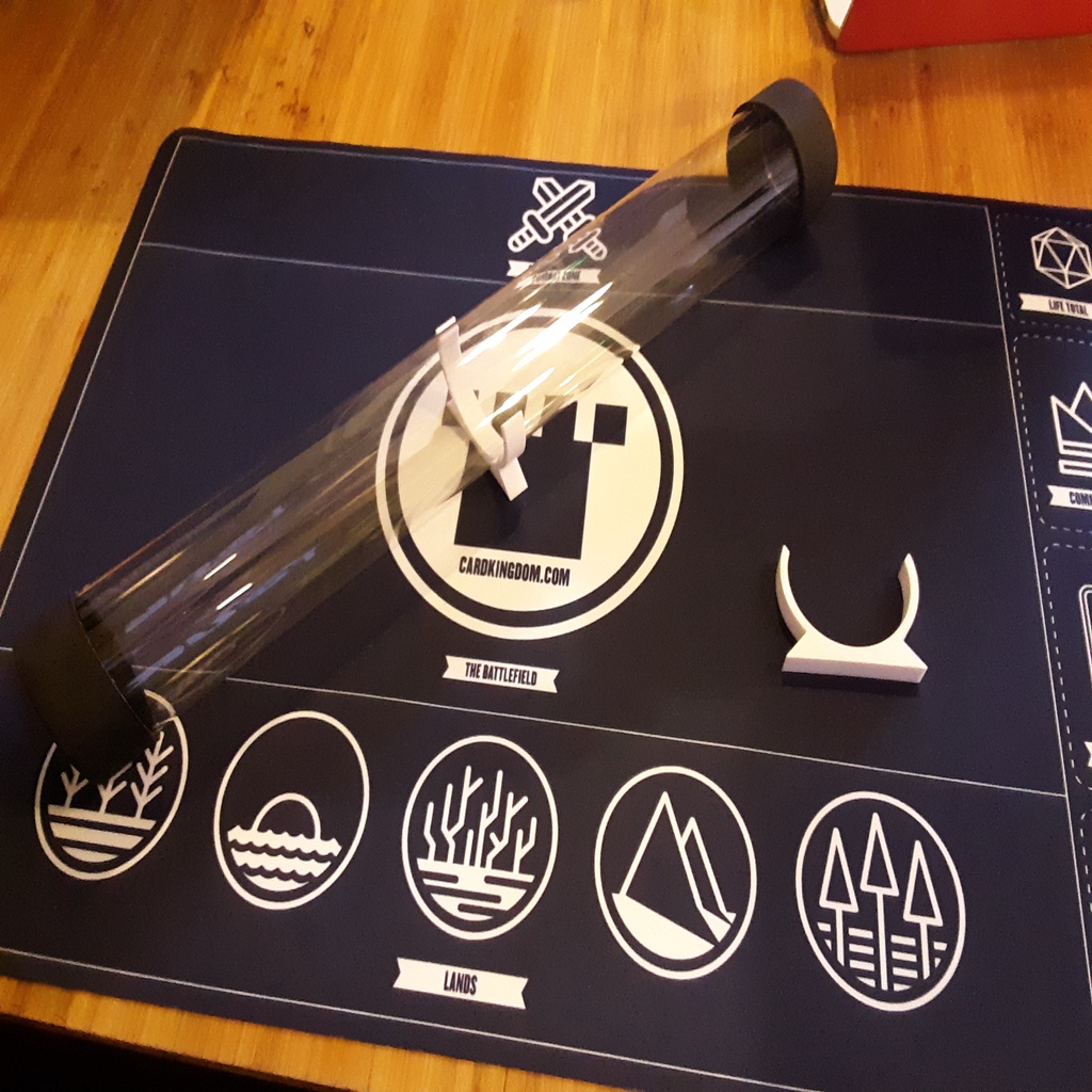 Playmat Tube Holder Ultra Pro by CodeMinion Download free STL model