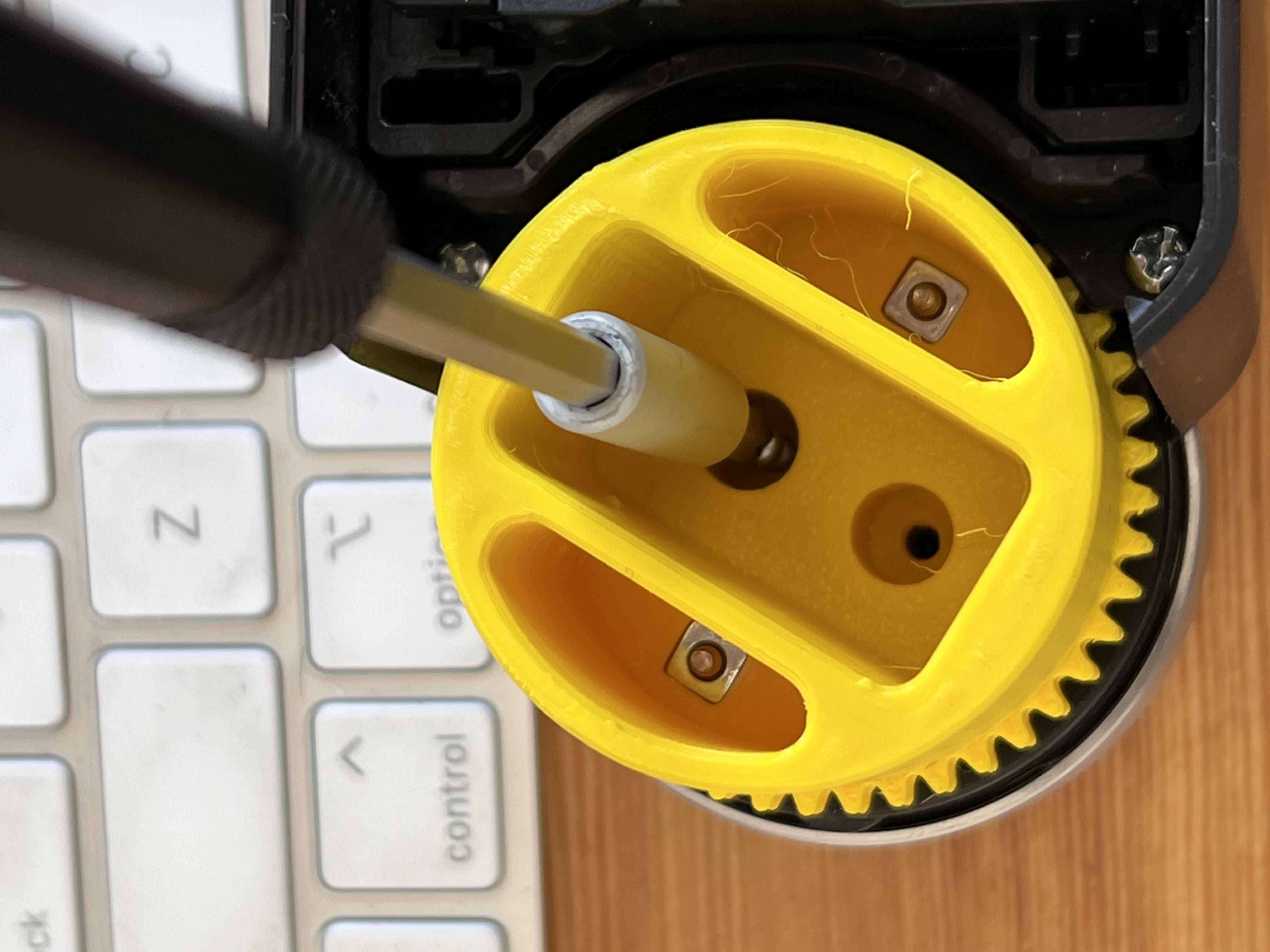 Nuki smart lock modification part for APECS thumb knob cylinder by Marc ...