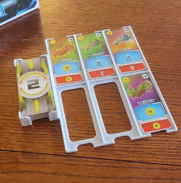 Space Base shipyard and colony card holders