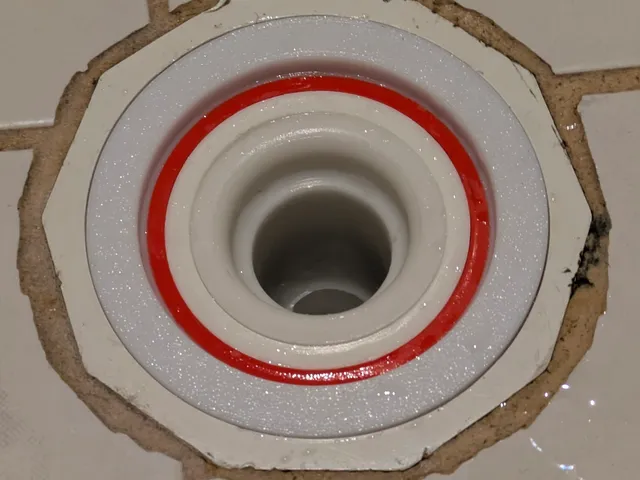 Adapter for floor drain odor blocker