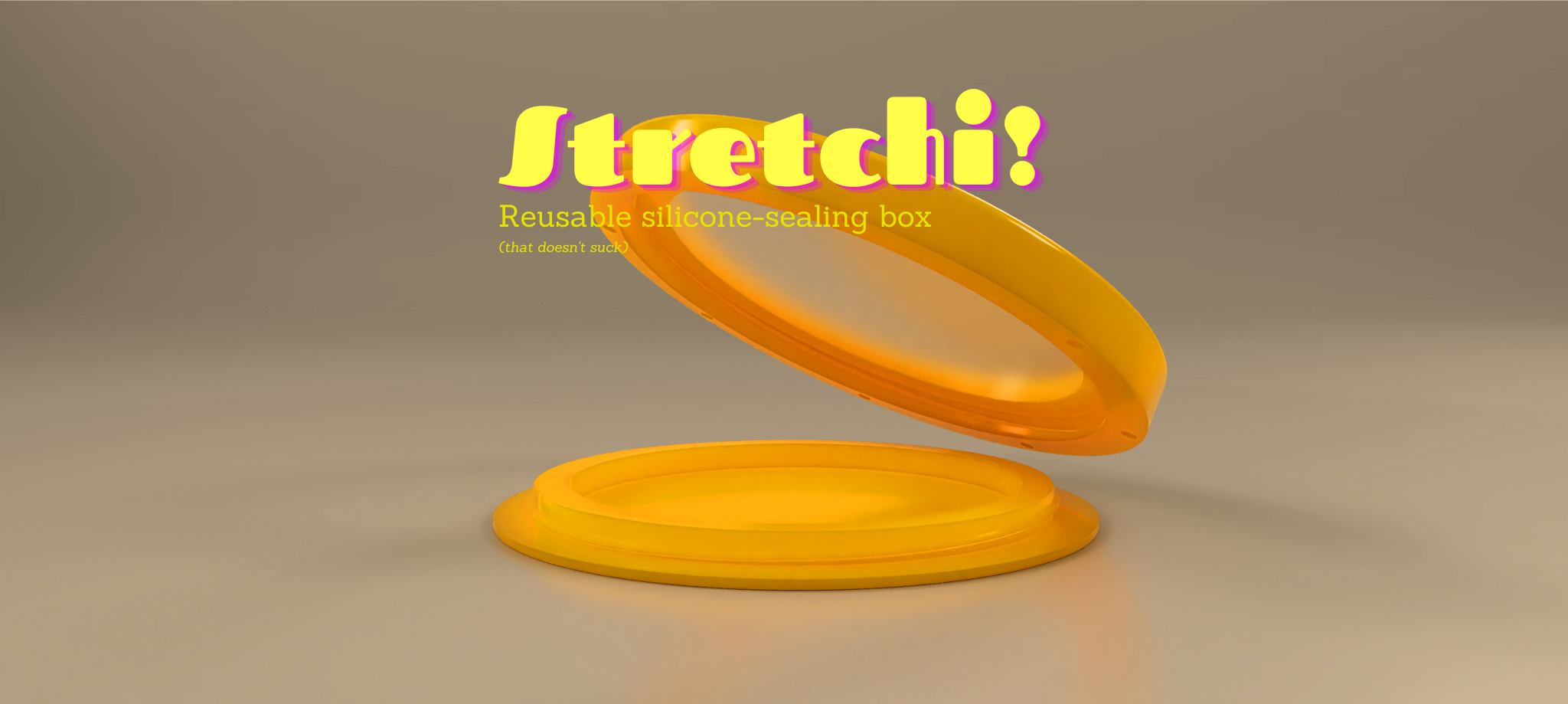 Stretchi! - Reusable silicone-sealing food gadget