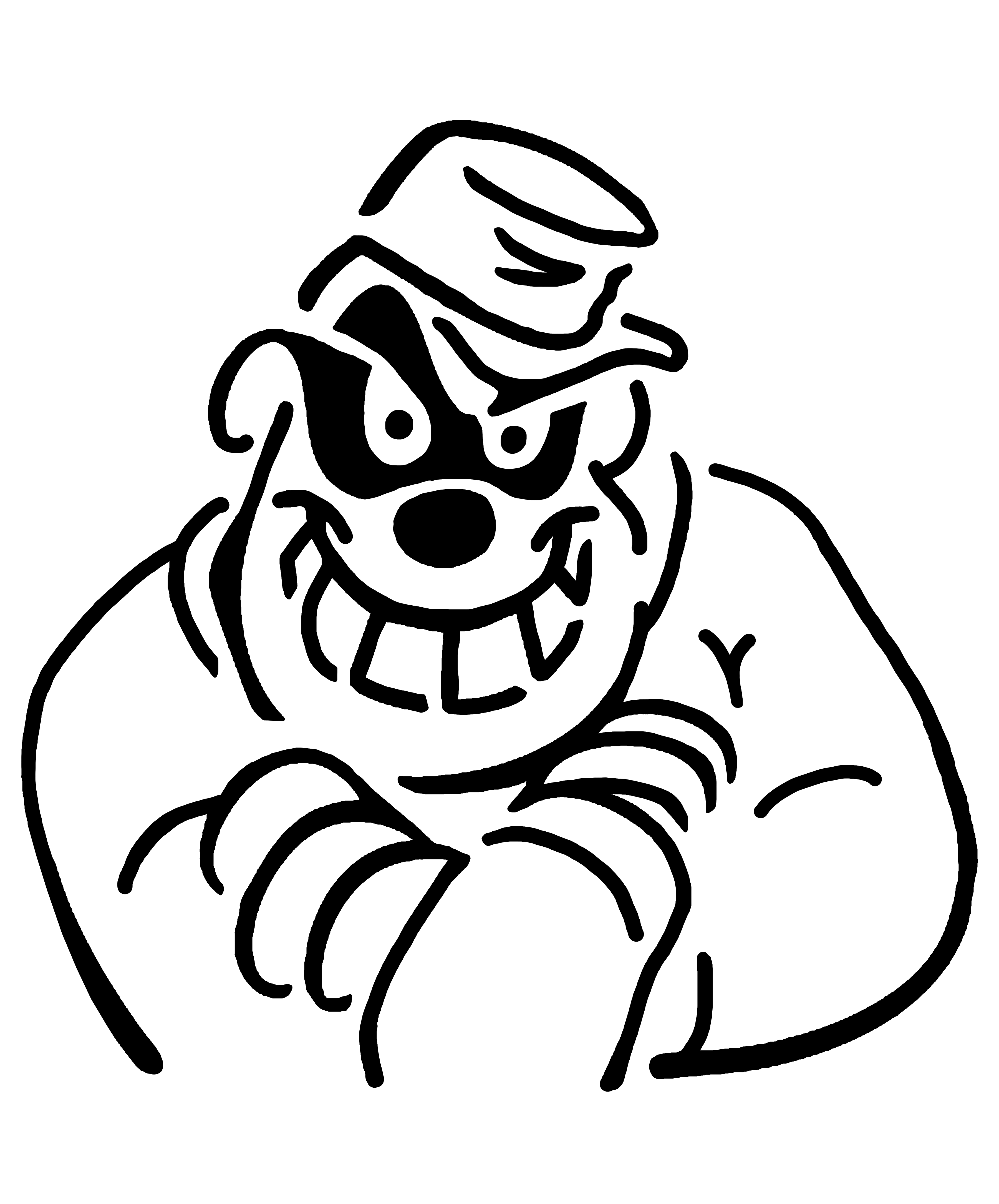 Disney characters stencil - Beagle Boy by My 3D Prints | Download free ...
