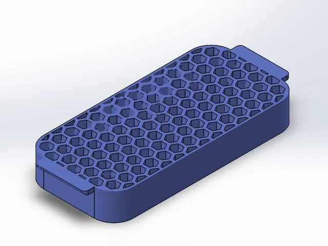 Honeycomb soap holder