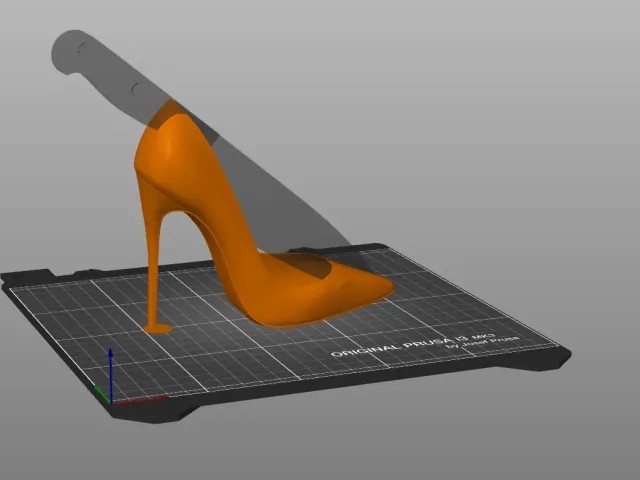 Loucoutin High Heel Knife Holder - Easily Customizable