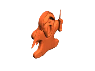 Gingerbread Ghostface by HauntsAndMore | Download free STL model ...